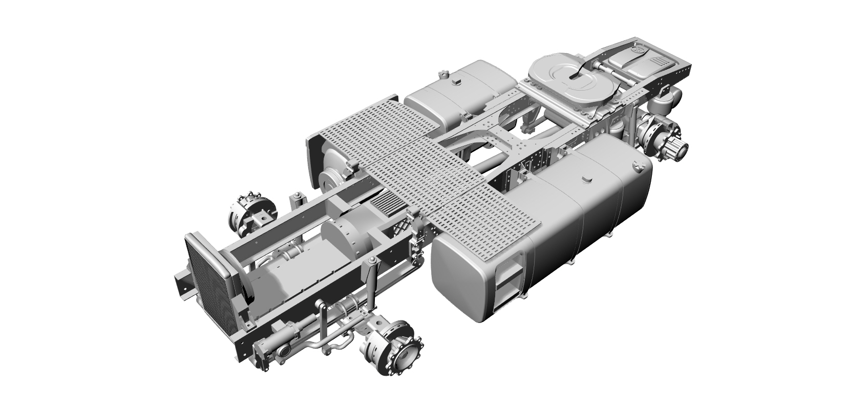 Chassis 4x2 for Dutch truck 
