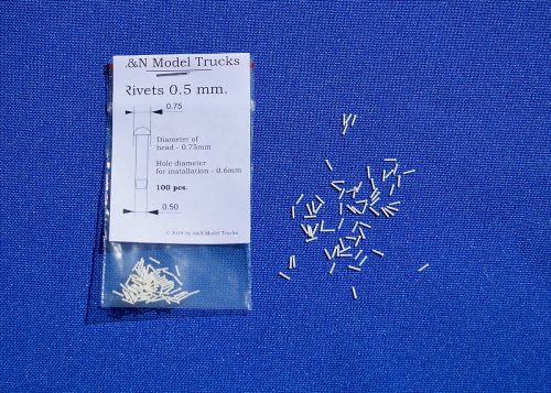 Rivets 0.5 mm