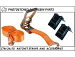 CTM 24170/A Ratchet straps (ORANGE)