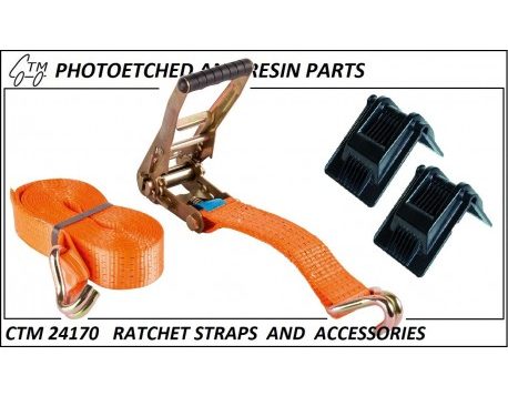 CTM 24170/A Ratchet straps (ORANGE)