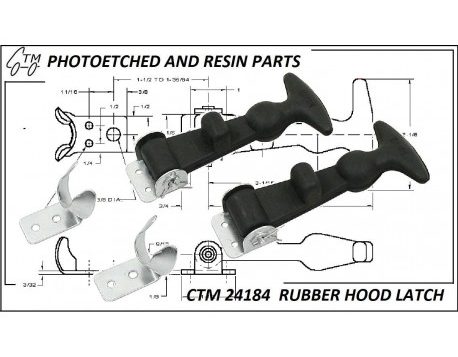 CTM 24184 Rubber hood latch