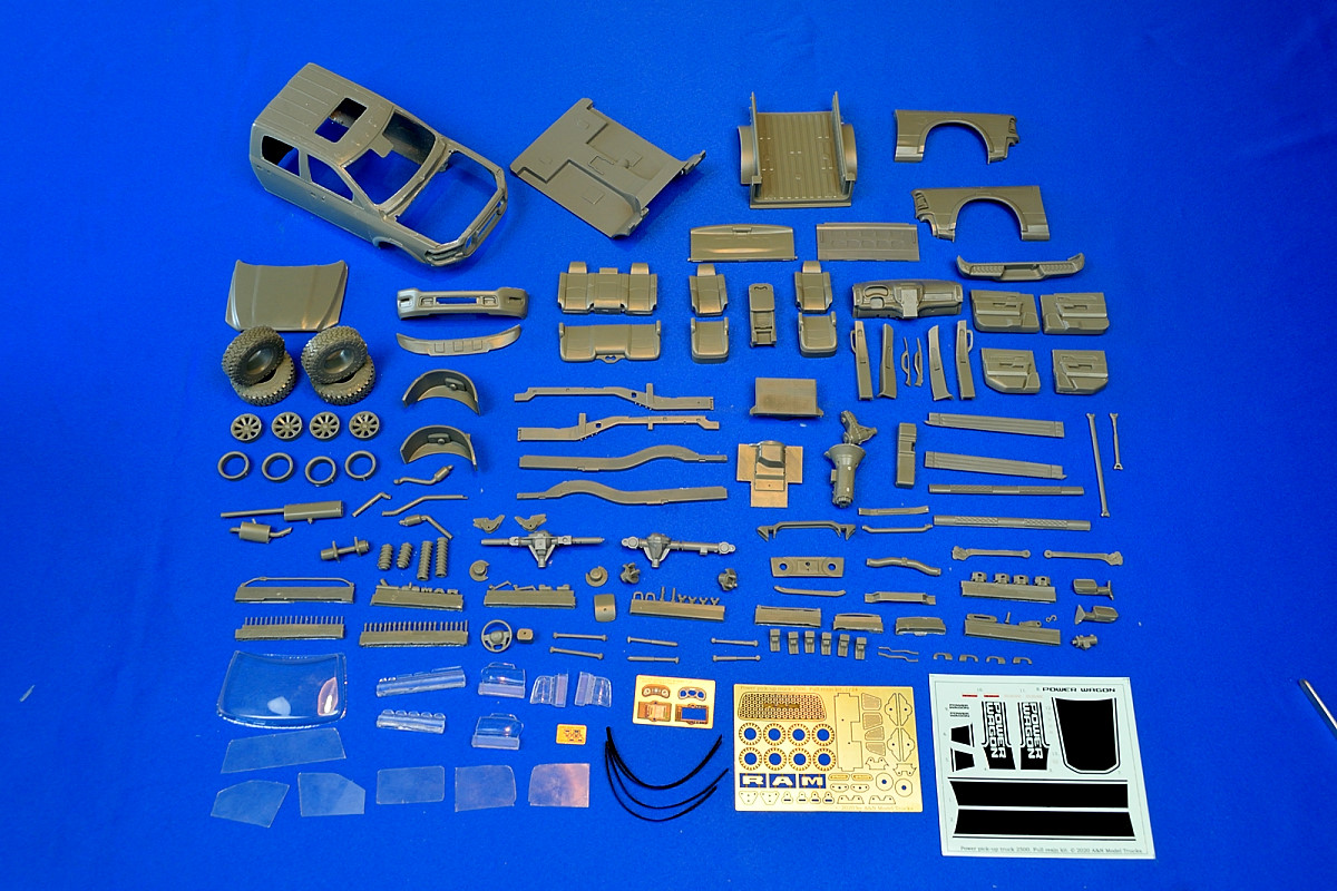 "Power W" 2500 pickup truck. Full resin kit, 1/24 – Image 2