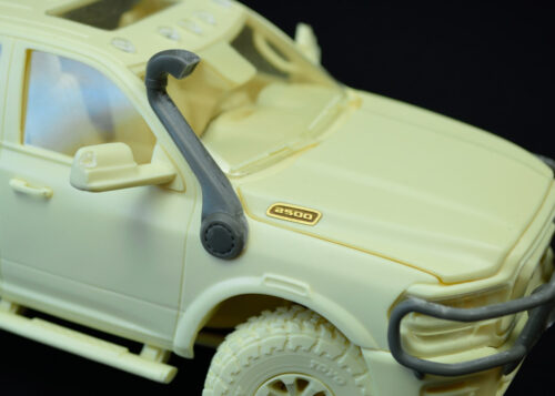 Snorkel for "Power W" pickup truck. Scale 1/24