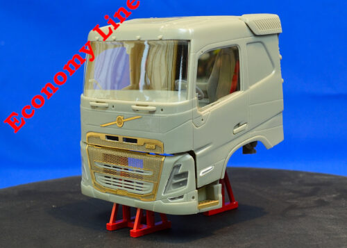Mid-range Swedish truck, sleeper cab, flat roof (Economy Line). Conversion kit, 1/24