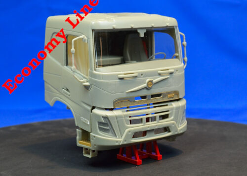 Swedish construction truck, sleeper cab, flat roof (Economy Line). Conversion kit, 1/24
