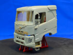 Swedish construction truck, sleeper cab, flat roof. Conversion kit, 1/24