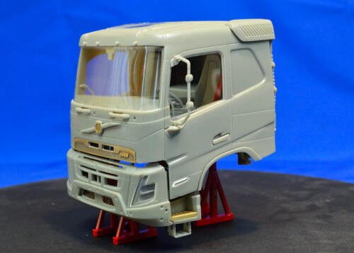 Swedish construction truck, sleeper cab, flat roof. Conversion kit, 1/24