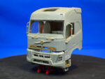 Swedish construction truck, sleeper cab, high roof. Conversion kit, 1/24