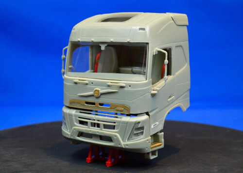 Swedish construction truck, sleeper cab, high roof. Conversion kit, 1/24