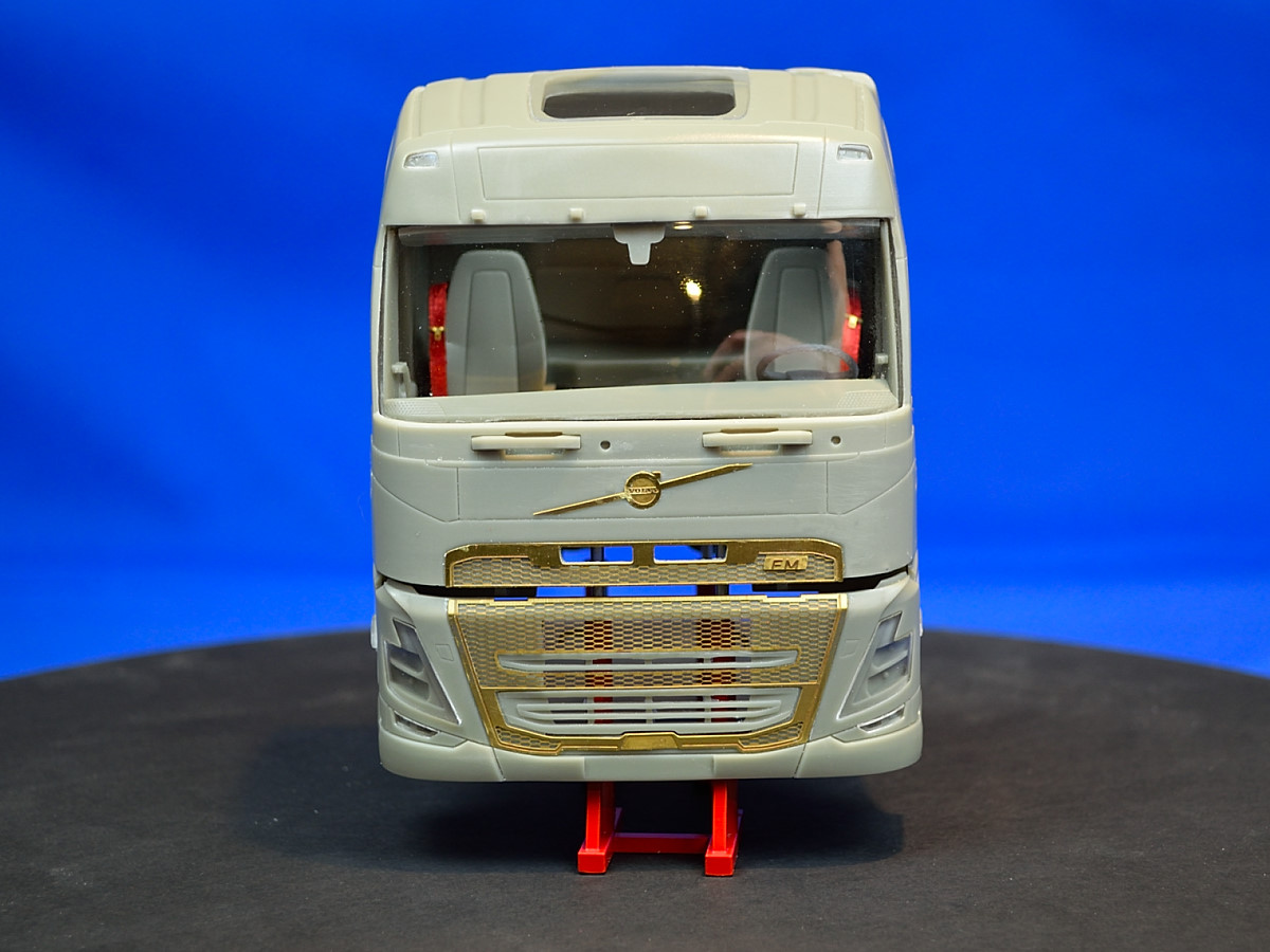 Mid-range Swedish truck, sleeper cab, high roof. Conversion kit, 1/24 - immagine 7