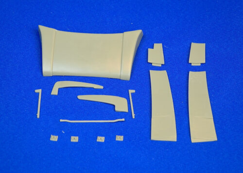 Air-kit for mid-range Swedish truck. Scale 1/24