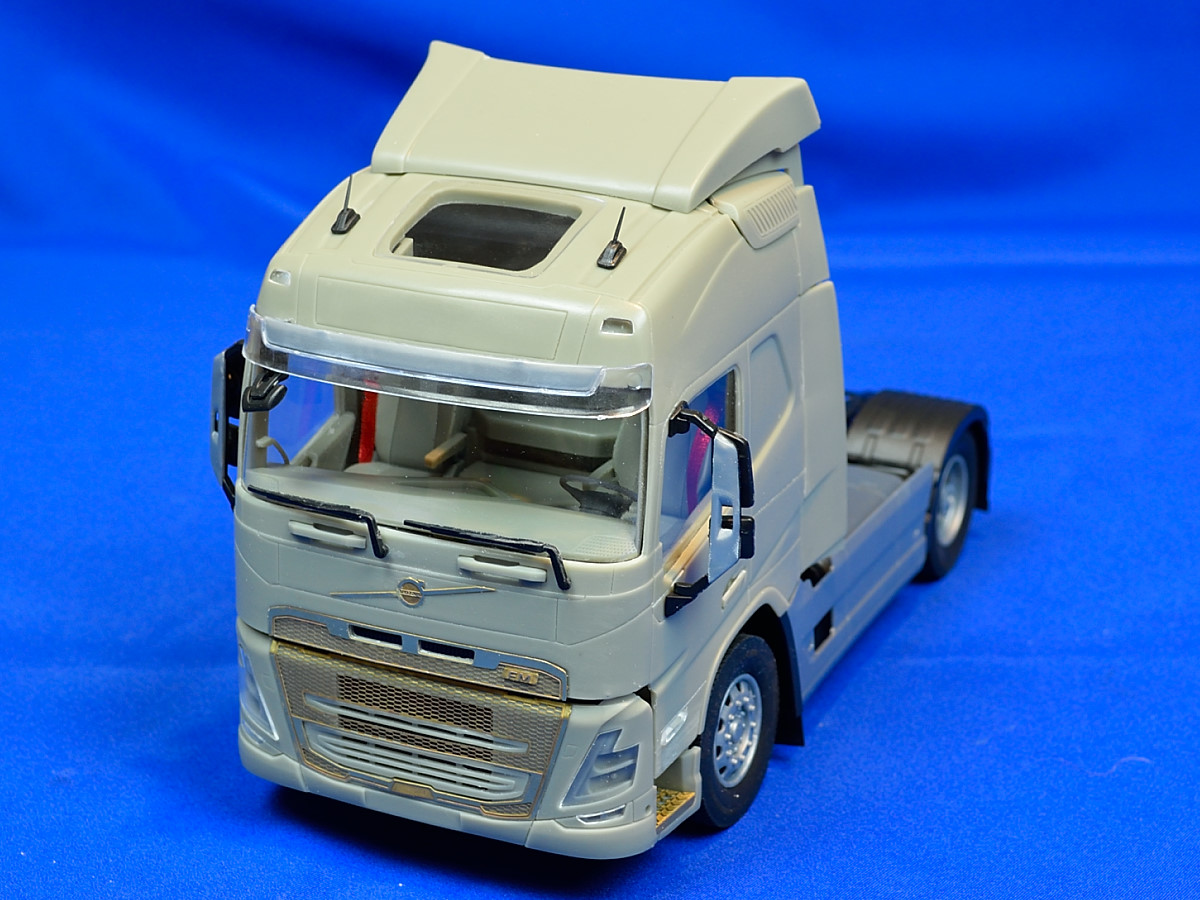 Mid-range Swedish truck, sleeper cab, high roof. Conversion kit, 1/24 - immagine 8