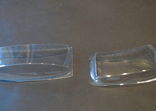 Vac-formed windscreen