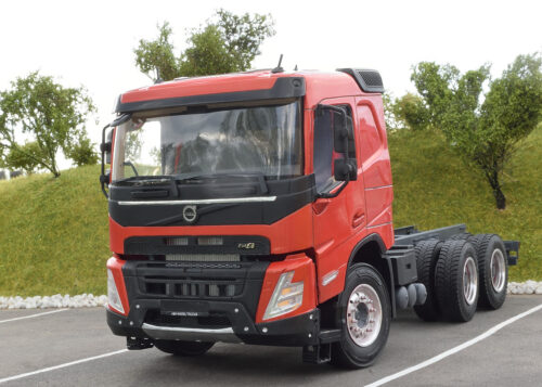 6x4 chassis for Swedish construction truck. Scale 1/24