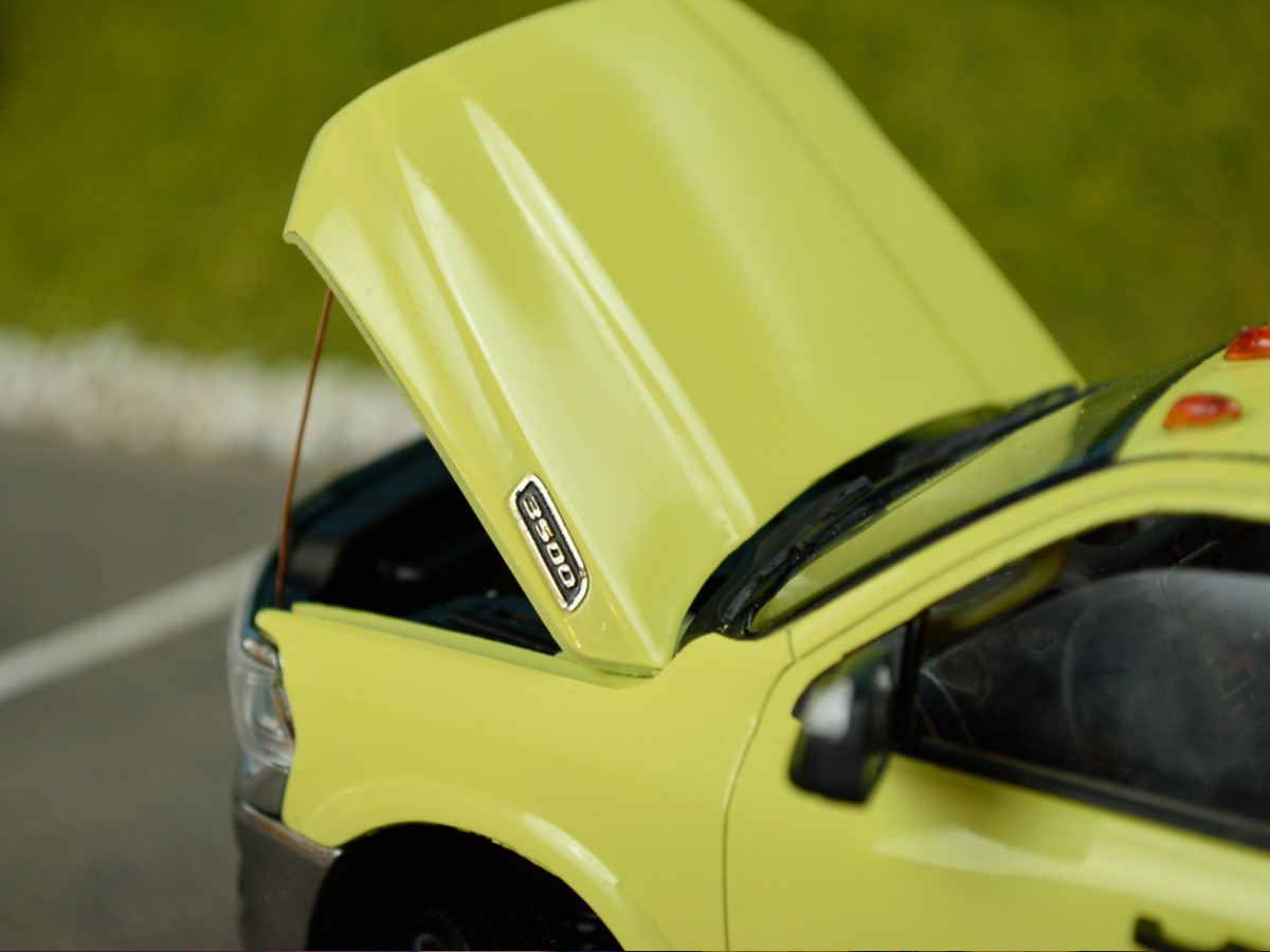 3500 dually pickup truck. Full resin kit, 1/24 - immagine 15