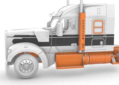 Masks for US W990 truck. Variation 1