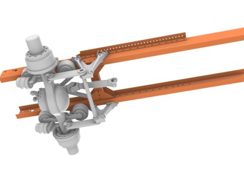 AG 690 tri-drive suspension conversion kit. Scale 1/24