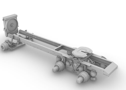Chassis for Aussie T610 truck (daycab). Scale 1/24