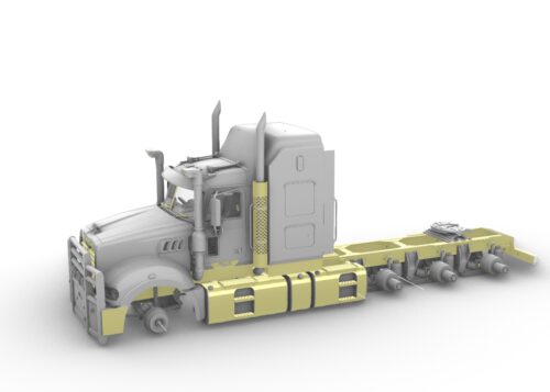 Tri-drive AD-390 suspension (sleeper cab). Conversion kit. 1/24