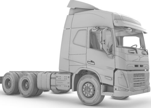 Swedish truck FM 6x4 full kit (globetrotter)