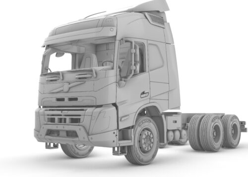 Swedish truck FMX 6x4 full kit (globetrotter)