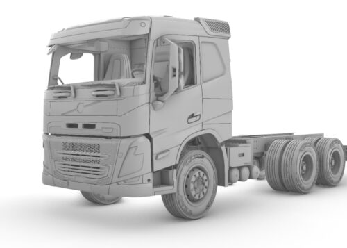 Swedish truck FM 6x4 full kit (flat roof)