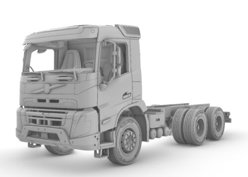 Swedish truck FMX 6x4 full kit (day cab)