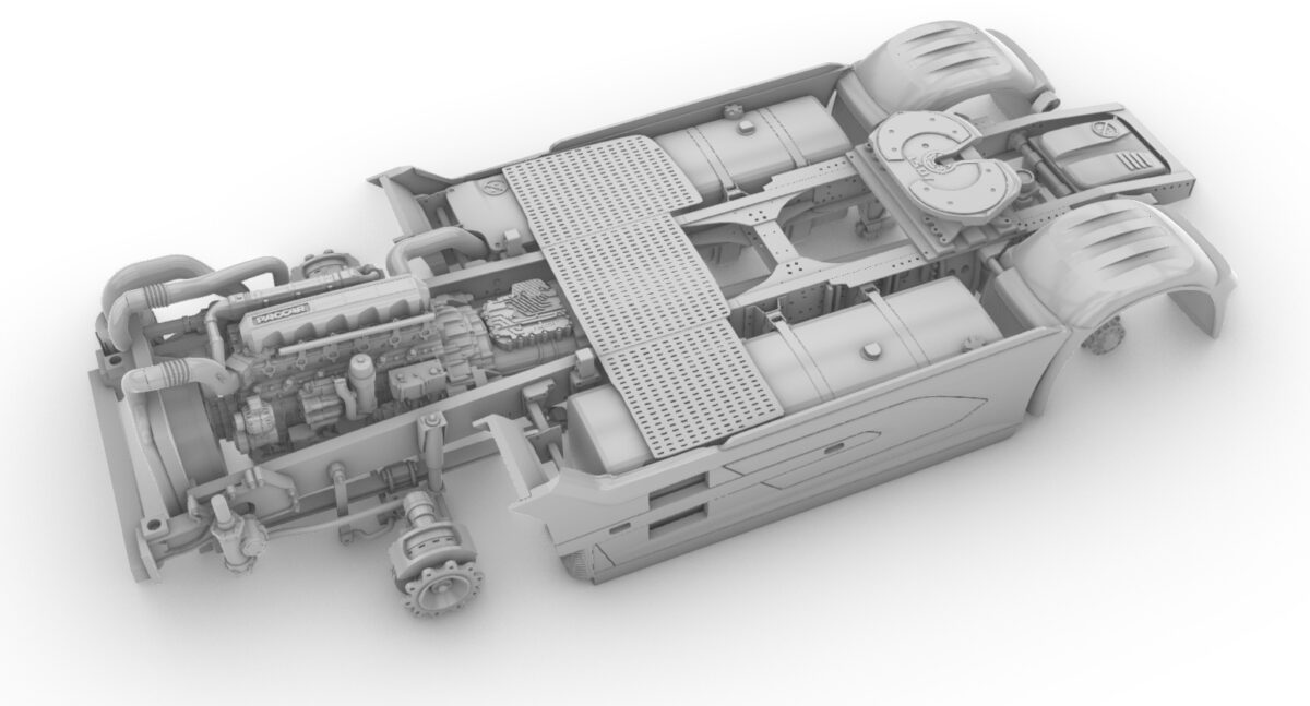 Dutch truck XG+ 4×2 (FT) chassis