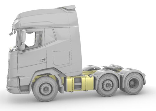 Dutch truck XG+ 6x2/4 pusher (4.15) full kit. Scale 1/24