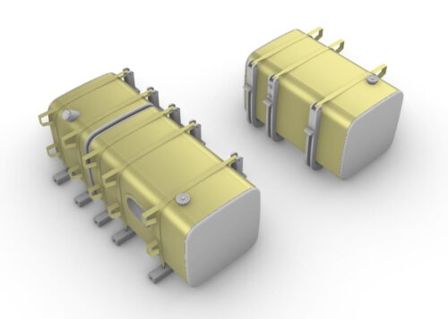 Main fuel tanks for Aussie T610 truck. Scale 1/24