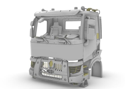 French truck K-series. Scale 1/24