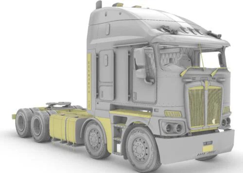 Aussie K220 (2.8M cab) twin steer full kit bundle