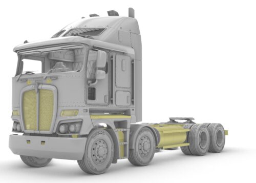 Aussie K200 2.3m (high roof) twin steer full kit bundle. Scale 1/24